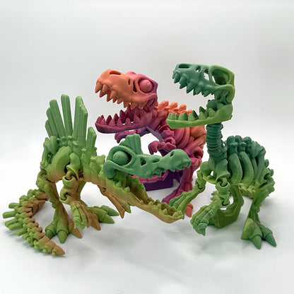 Pack Aventuras Medianas: T-Rex + Spinosaurus + Velociraptor