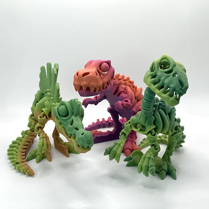 Pack Aventuras Medianas: T-Rex + Spinosaurus + Velociraptor