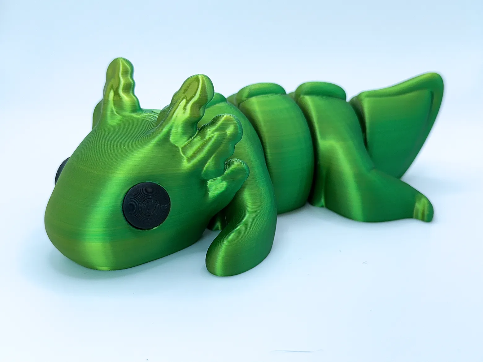 Axolotl Verde Seda